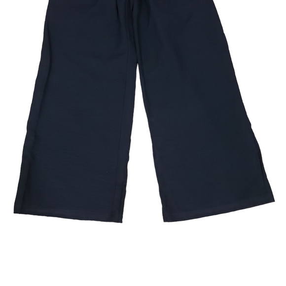 Wide Leg Cotton Linen Blend Palazo Pants - Picture 5 of 9